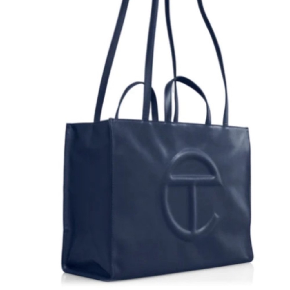 Telfar Large Shopping Bag Navy